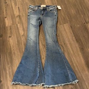 Free People Just Float On Flare Jeans